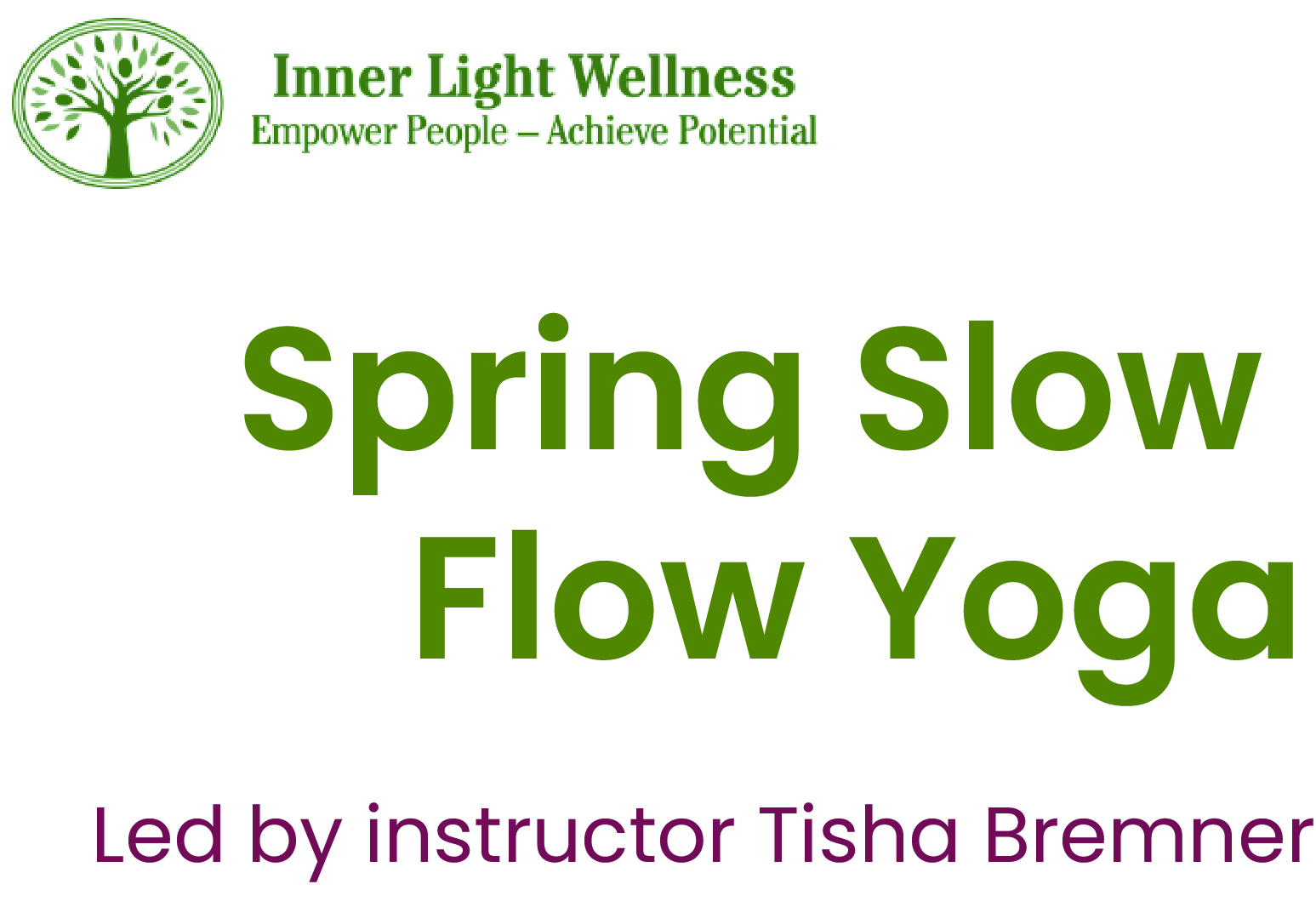 Spring Slow Flow Yoga