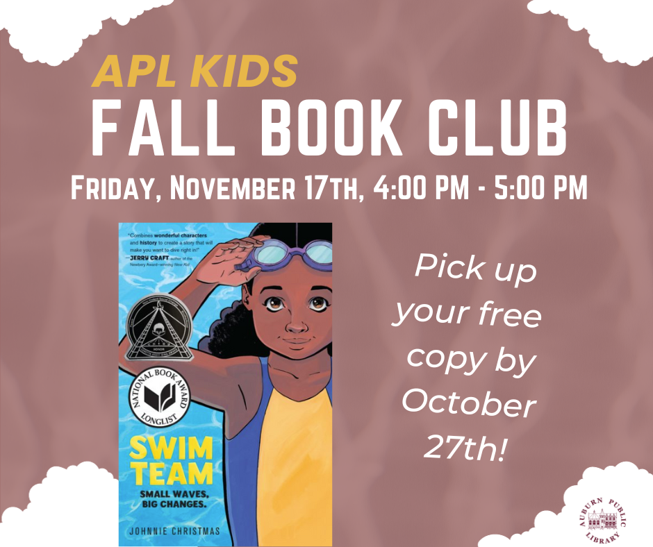 APL Kids Fall Book Club Details