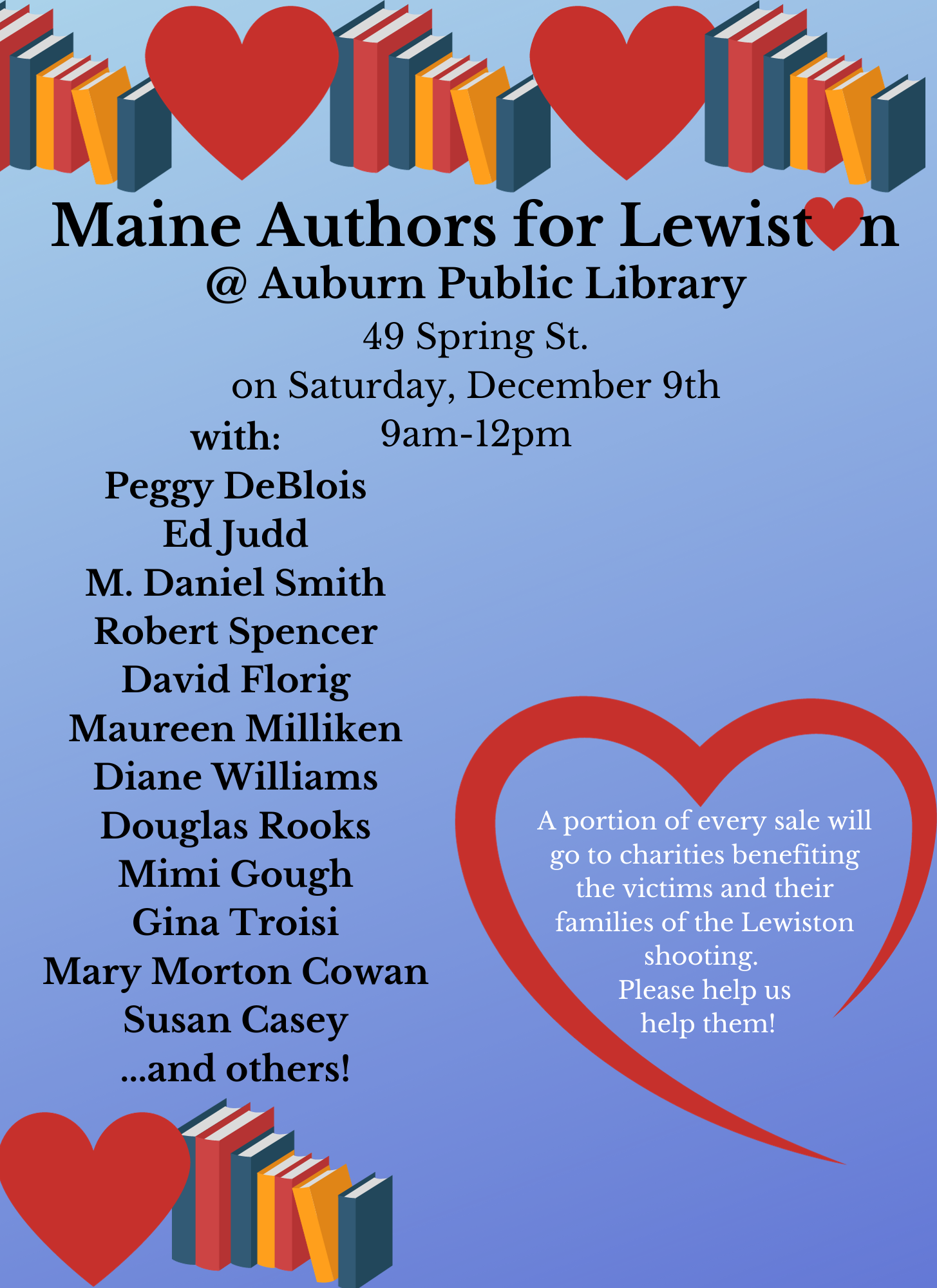 Maine Authors for Lewiston
