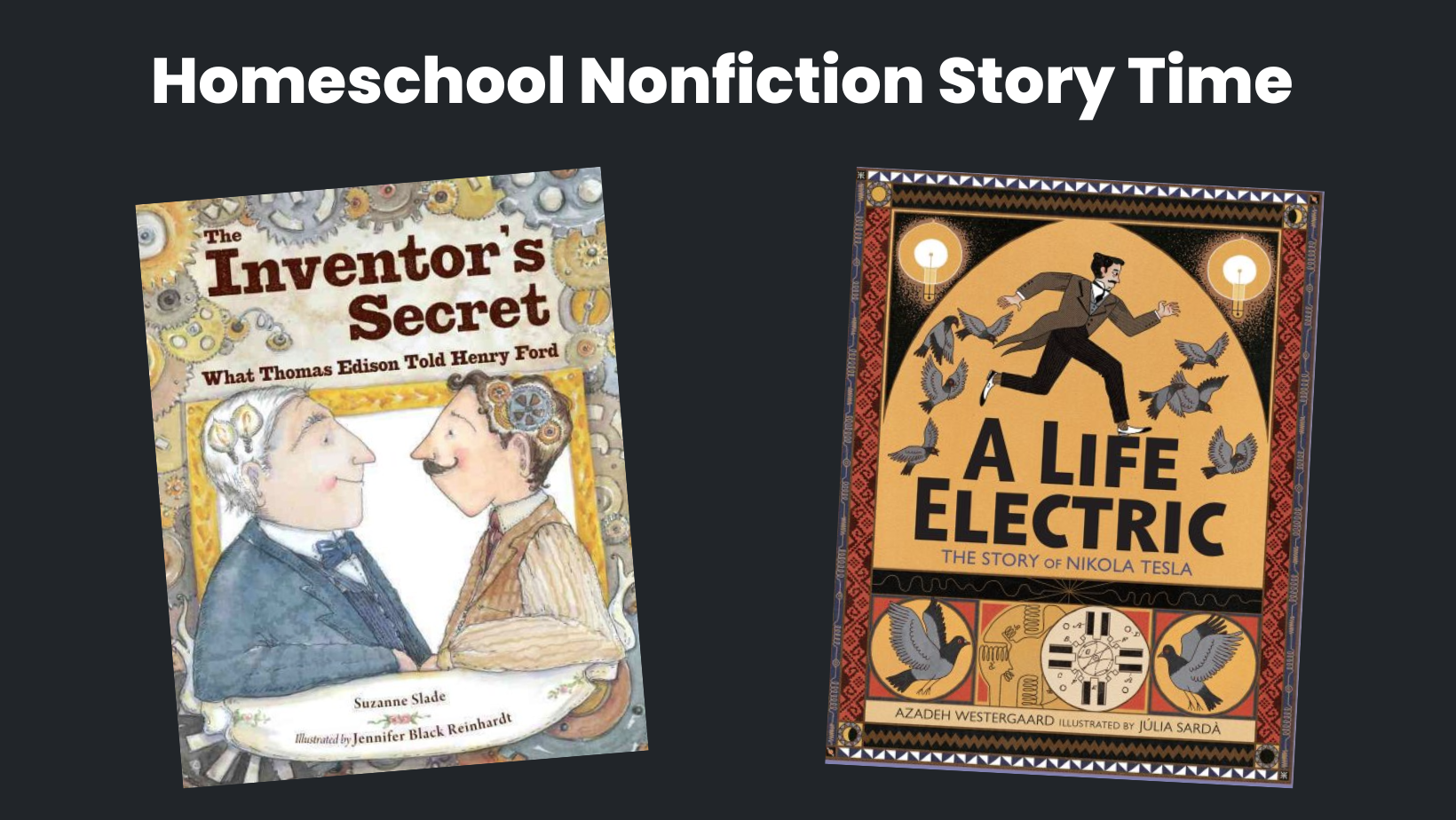 Homeschool Nonfiction Story Time with Book Covers 