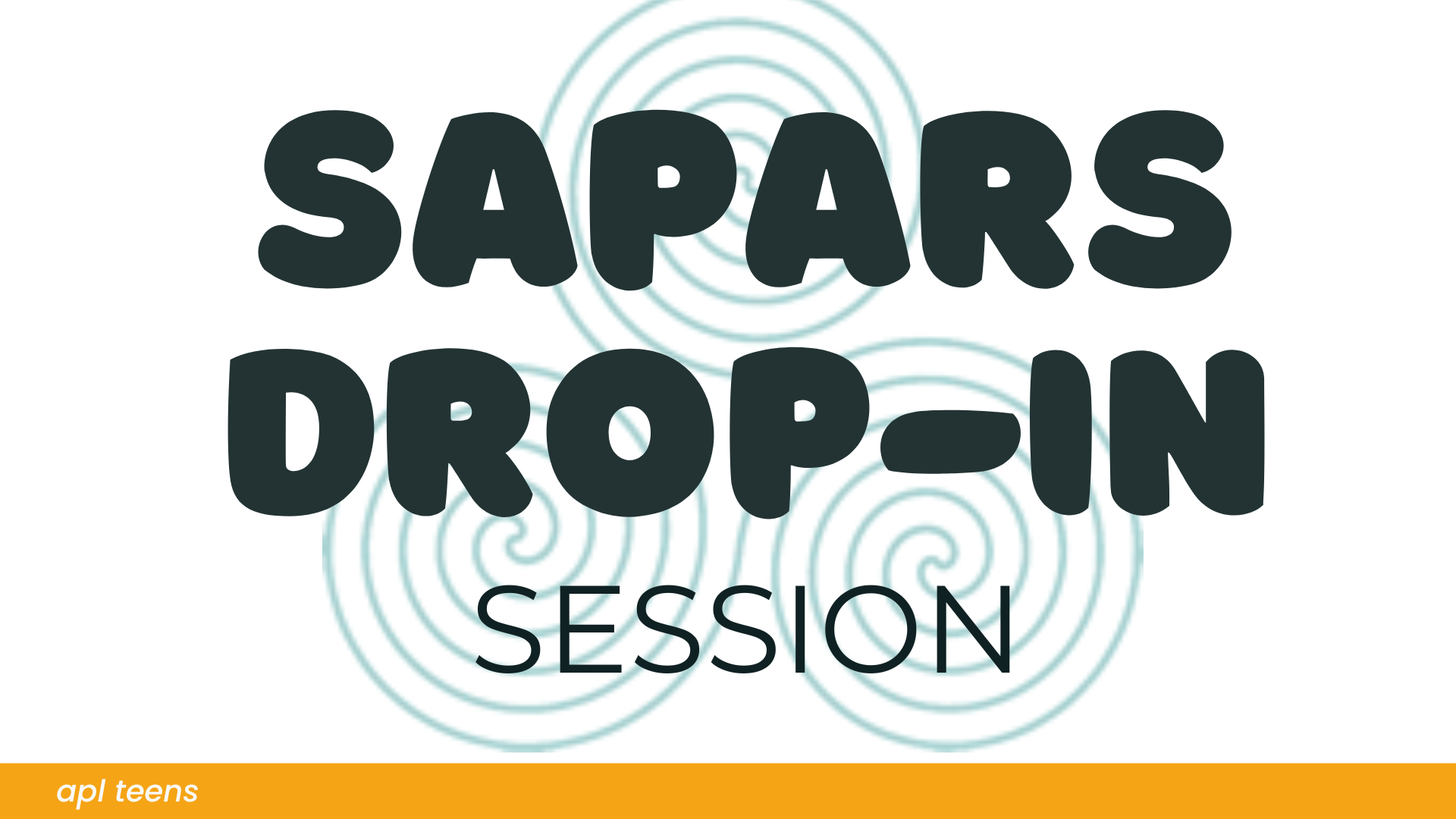SAPARS drop-in session