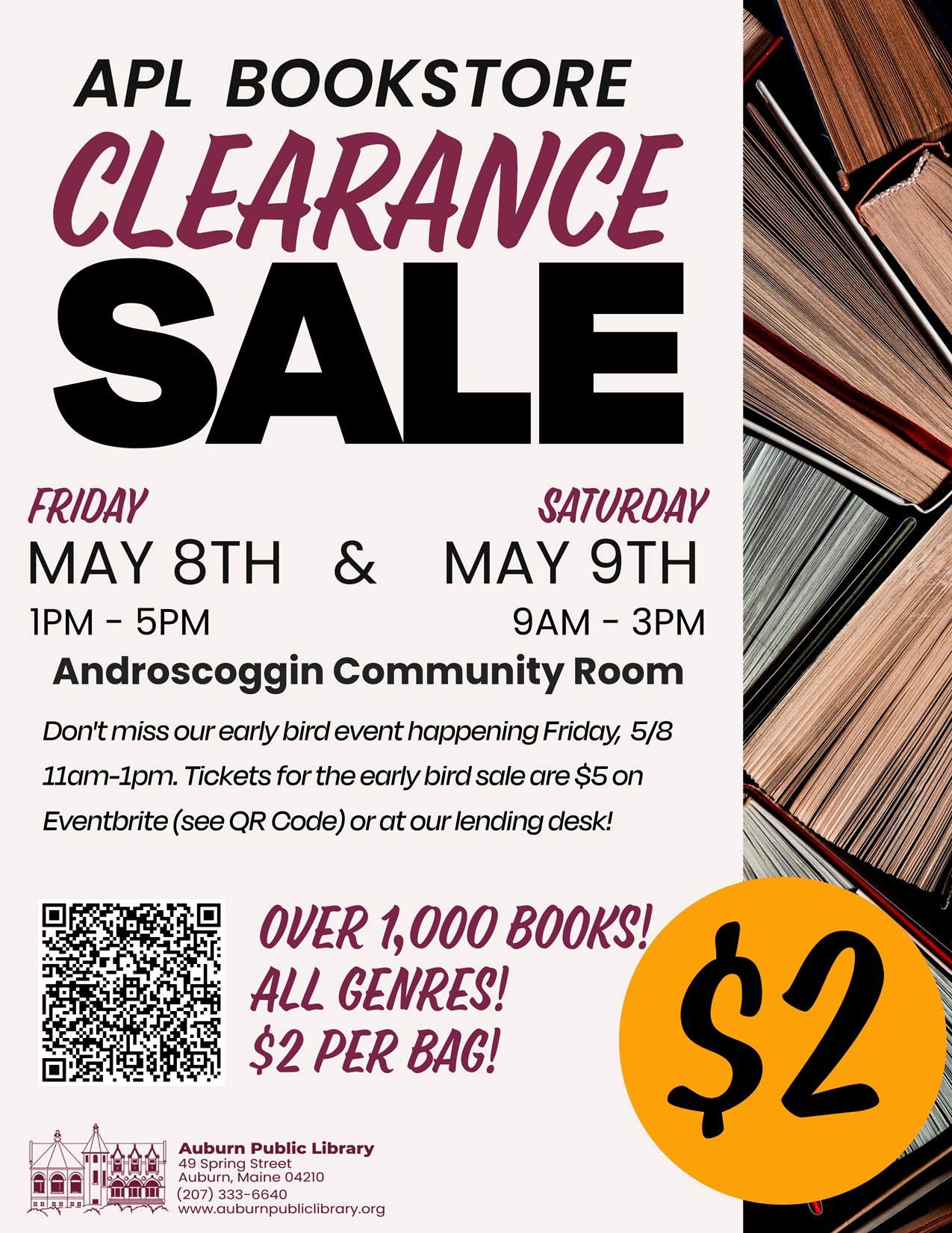 Bookstore Sale 2026 Flyer