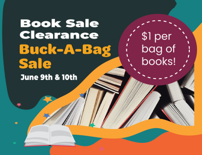 Buck a Bag text with books