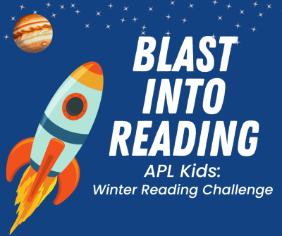 Blast into Reading APL Kids Winter Reading Challenge 2024