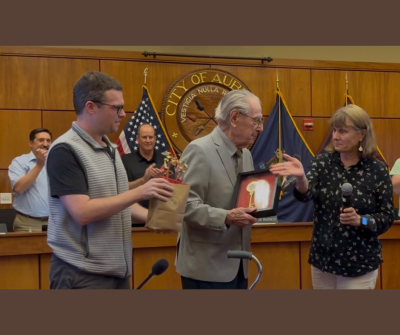 Mr. Morhauser Celebration at City Hall