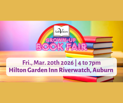 Grown Up Book Fair Ad with Yellow Background