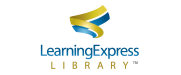 Learning Express Library in blue and gold text