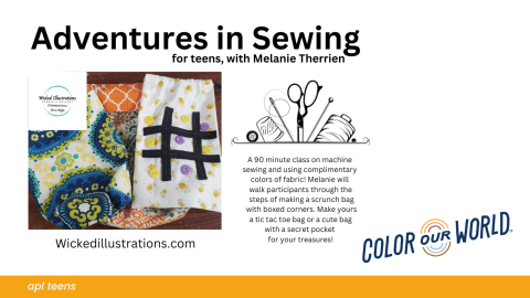 Adventures in Sewing with Wicked Illustrations. 