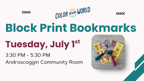 Block Print Bookmarks