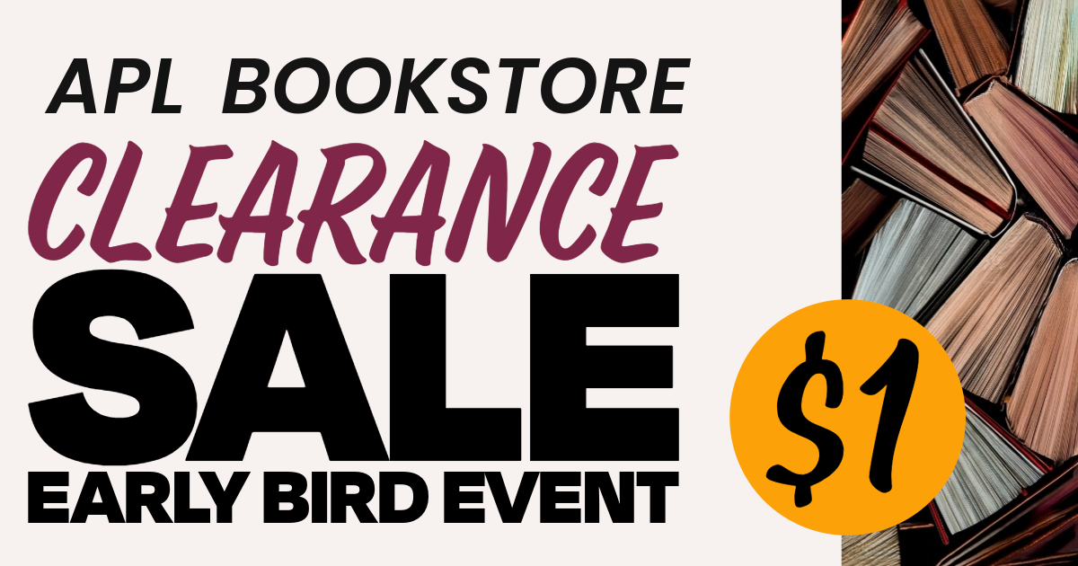 Bookstore Sale Early Bird Event