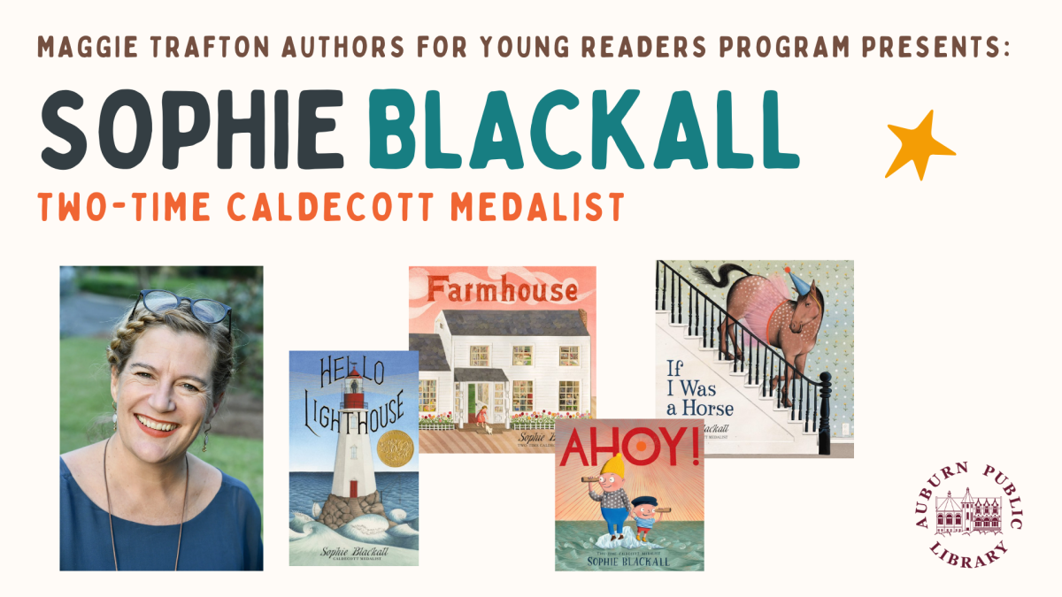 Sophie Blackall photo with book covers