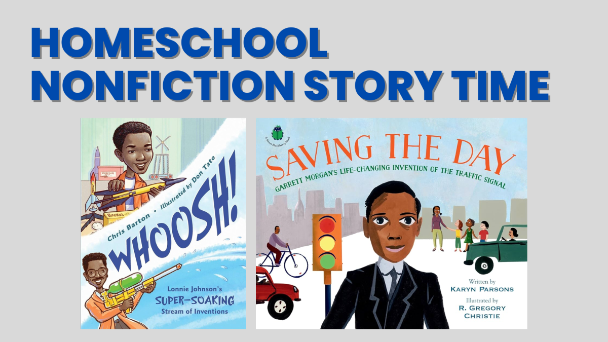 Homeschool Nonfiction Story Time with book covers