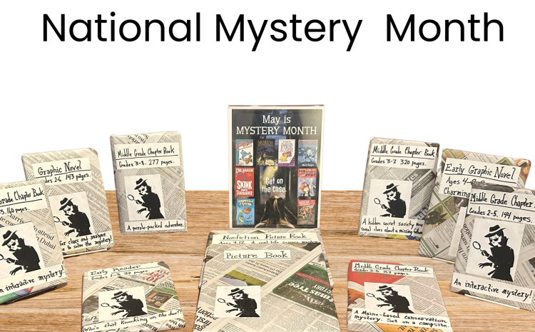 National Mystery Month Kids Display