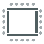 Enclosed Square room setup